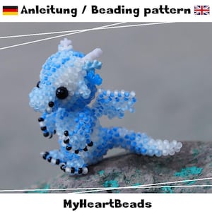 Draghi invernali - Istruzioni come eBook (Animali con perline) tedesco/inglese