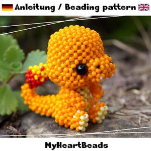 Flame Dragons - Instructions as an e-book (Beaded Animals) German/English