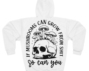 Sweat à capuche champignon