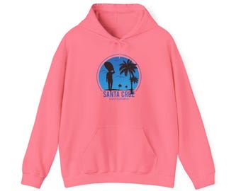 Santa Cruz Beach Boardwalk - Sweat-shirt à capuche unisexe en mélange épais