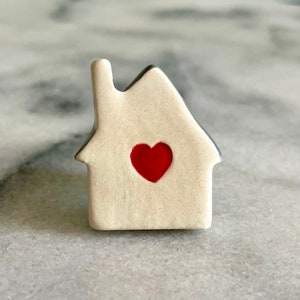 Heart House Knob, House Drawer Pull, House Knobs, Kitchen Cabinet Knob, Furniture Knob, Dresser Drawer Knob, Desk Knob, Cottage House Knob