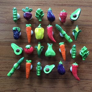 Vegetable Knobs, Fruit Knobs, Drawer Pulls, Kitchen Cabinet Knob, Kitchen Hardware, Fruit and Vegetable, Garden Knob, Kitchen Renovation image 6