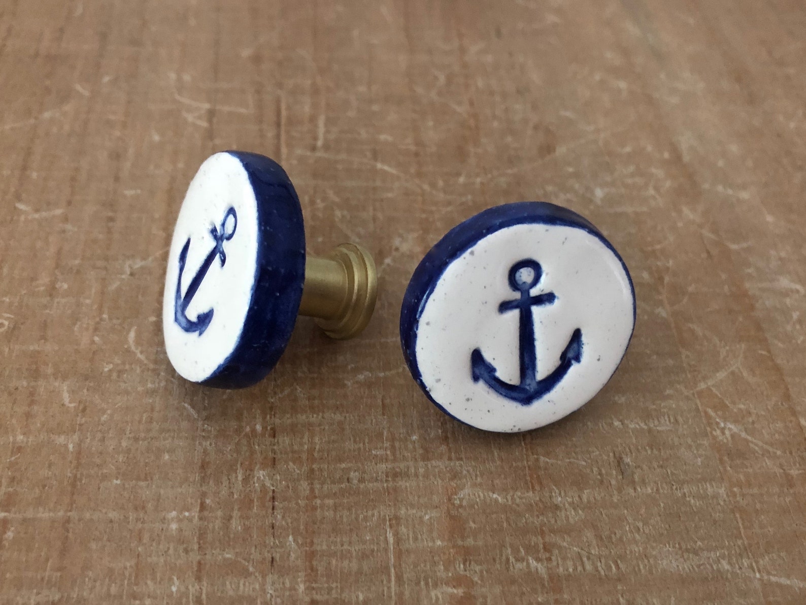 Anchor Knob Anchor Hardware Nautical Knob Drawer Pull Etsy