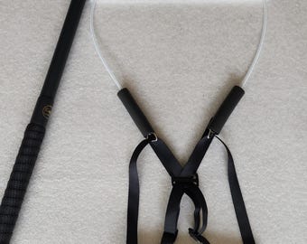 Figure Skating And Roller Blade Skating Hand-Held Freestyle Pole Harness