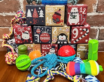 12-Day Christmas Dog Advent Calendar: Holiday Toy Surprise for Dogs