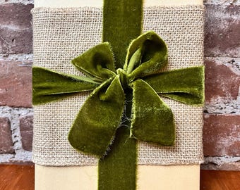 Blind Date with a Book: Handpicked Genre Surprise, Velvet & Burlap Wrapped