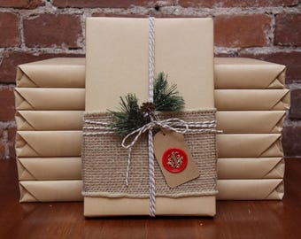 12 Days of Christmas Book Advent Calendar: Recycled Paper, Hand-Picked Books