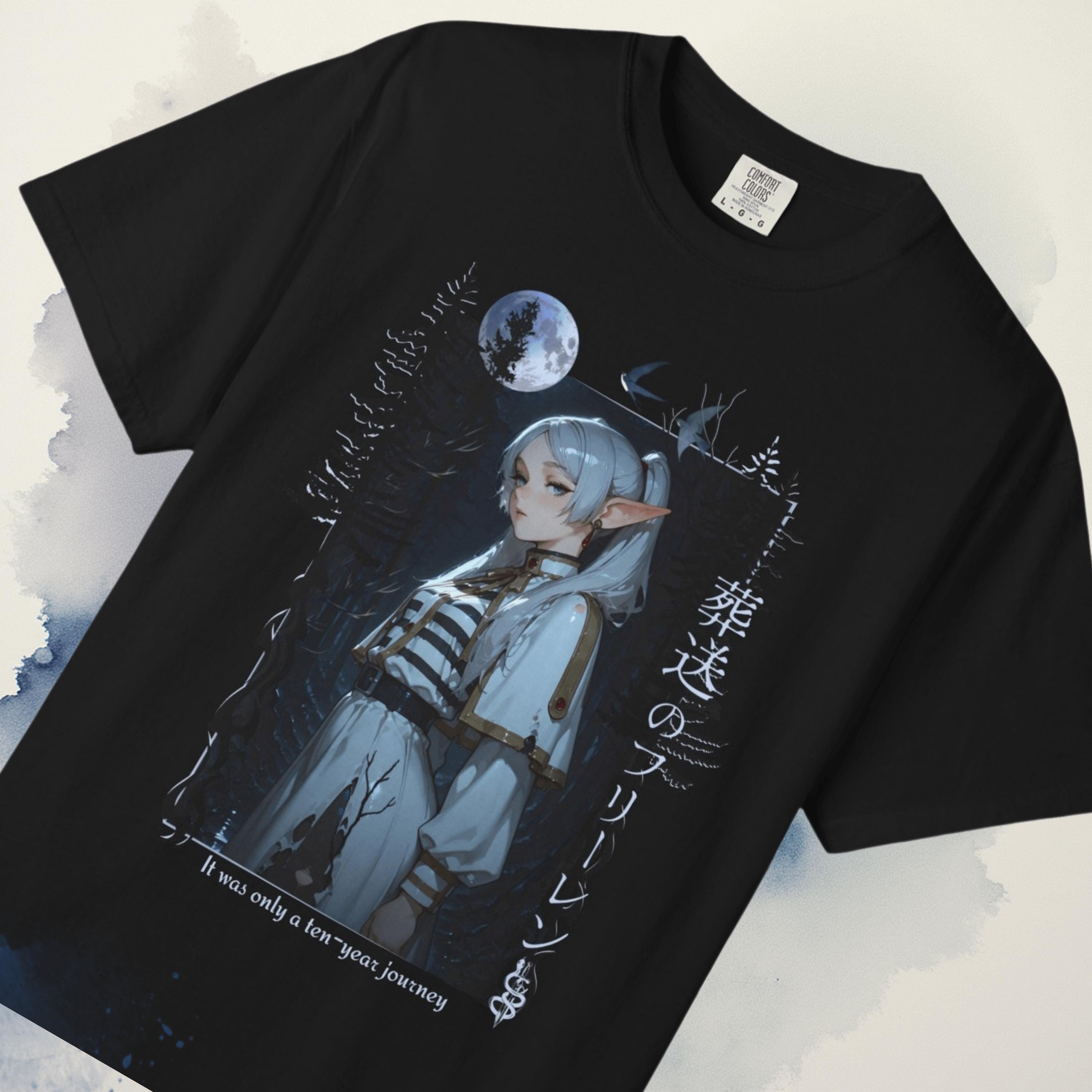 Frieren the Slayer Minimalist Comfort Colors 1717 Vintage Anime T