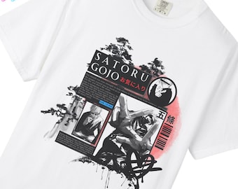 Japanese Art Anime Street Style Graphic T-Shirt - Gift for Anime Fans - Unisex Vintage Shirt