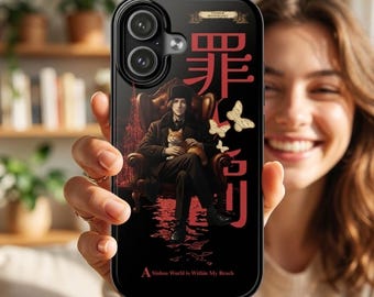 Fyodor BSD Anime Phone Case | Dostoevsky Literary Art | Customizable Dark Academia Manga Style