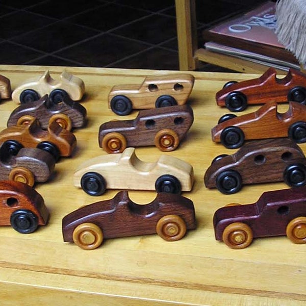 7/8 Peanut Cars (wooden toy car)