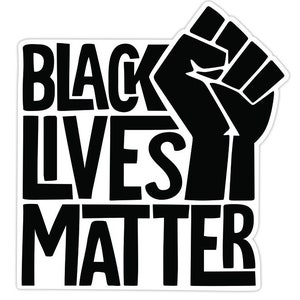 Black Lives Matter (BLM) Raised Fist Sticker