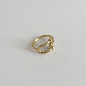 Dainty Minimalist Ring, Open Ring, Stackable Elegant Design, Adjustable Spiral Ring, Christmas Gift For Her
