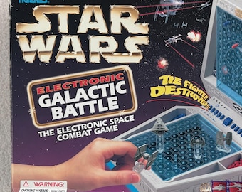 Juego electrónico de batalla galáctica de Star Wars vintage: Tiger Electronics de 1997