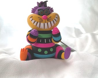 Cheshire Cat Vibrant Día de los Muertos Alebrije | Collectible Ornament | Disney by Mexico