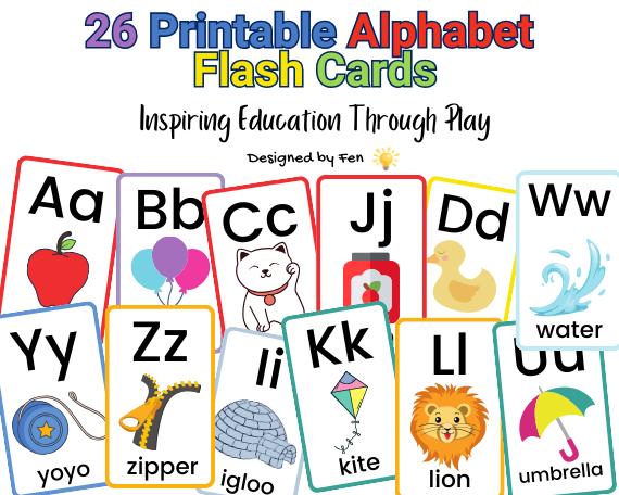 Alphabet Flashcards for Kids | Kids Educational Flashcards ...