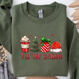 Tis The Season Sweatshirt, Christmas Tis The Season Sweatshirt, Merry Christmas Shirt, Christmas Sweatshirt, Cute Winter Hoodie, Christmas