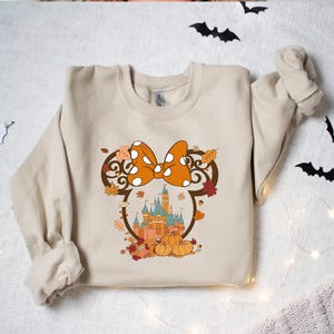 Fall Minnie Ear shirt, Fall Minnie Ear Hoodie, Disney Fall Family Couple sweatshirt, Halloween Ear Shirt, Fall Party shirt, Minnie Autum Tee