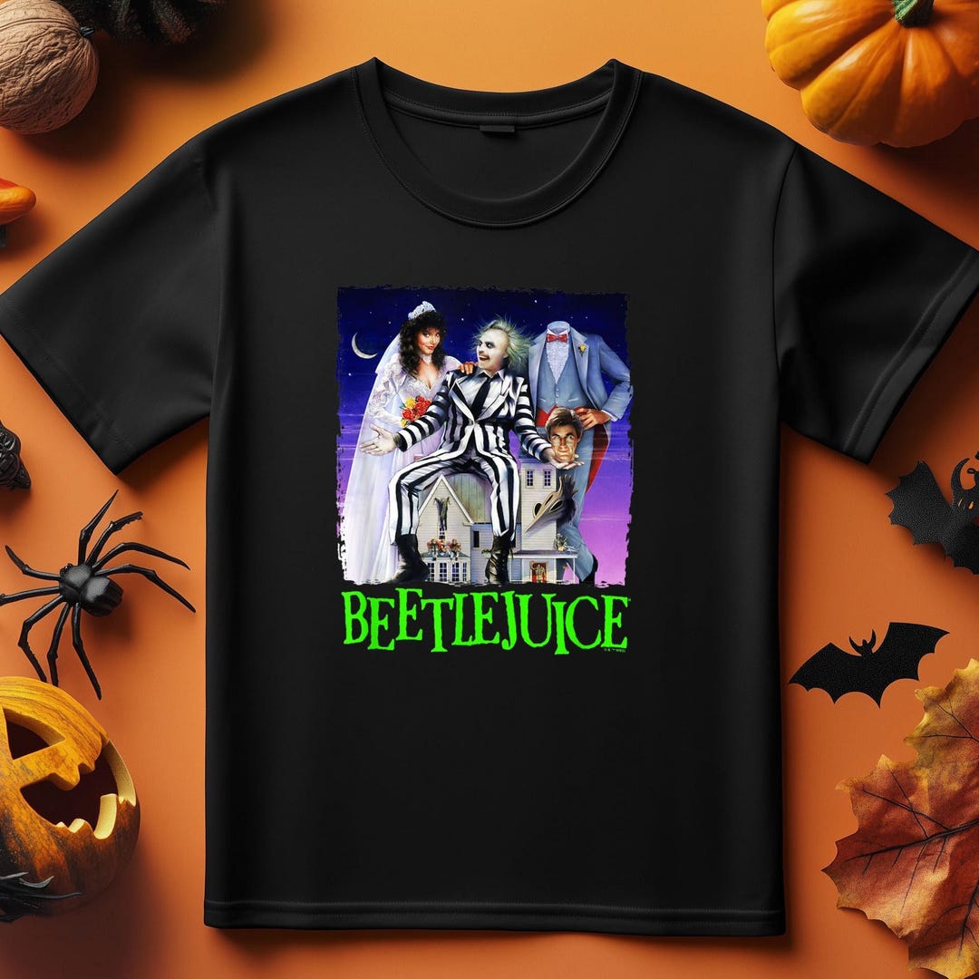Beetlejuice 1988 Movie Shirt, Vintage Horror Beetlejuice Shirt ...