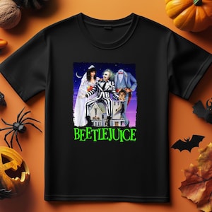 Koszulka Beetlejuice 1988 Movie, Koszulka Vintage Horror Beetlejuice, Koszulka Beetlejuice Halloween Comfort Colors, Koszulka Halloween, Koszulka Beetlejuice