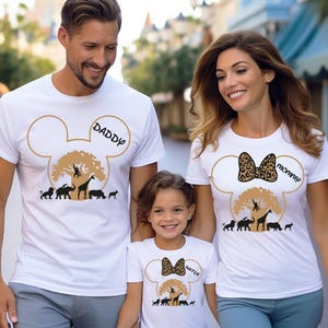 Custom Disney Animal Kingdom Shirts, Safari Family Matching Shirts, Disney Birthday Shirt, Disney Trip Shirts, Disneyworld Family Shirt Gigi
