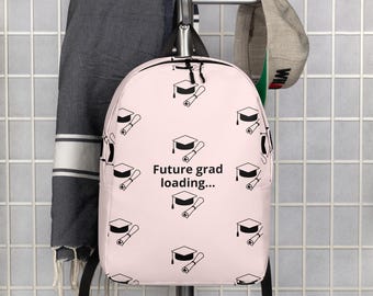 Minimalistischer Polyester-Rucksack: Wasserfeste Laptoptasche