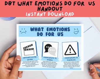 What emotions do DBT handout