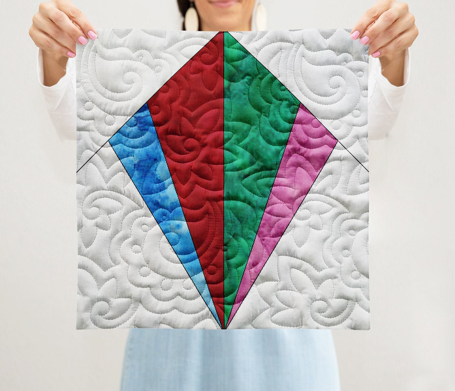 Flying Kite Quilt Block PDF Pattern With Video Tutorial 6 Etsy