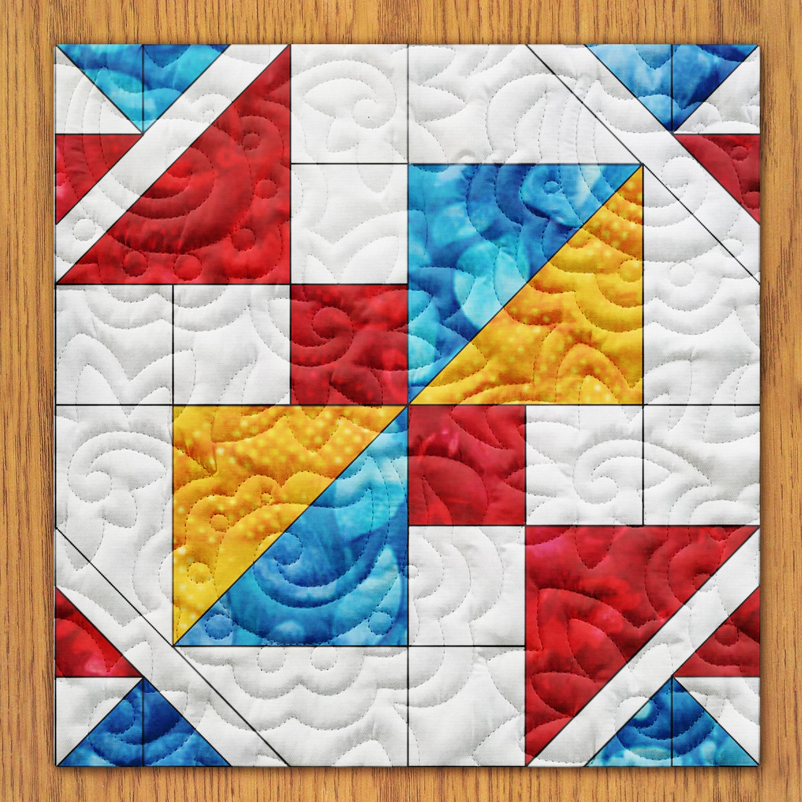 Glassed Diamonds Quilt Block PDF Pattern With Video Tutorial Etsy