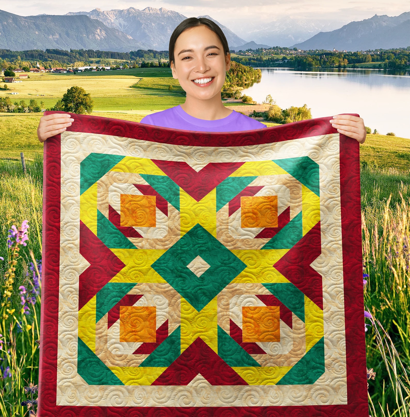 Fruit Cocktail Wall Quilt PDF Pattern With Video Tutorial Etsy