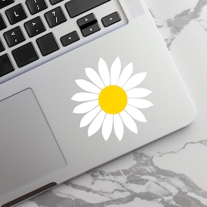 Daisy Laptop Sticker Daisy Sticker Daisy for Laptop Vinyl Sticker Cute Daisy Gift Daisy Custom Vinyl Sticker Personalize Daisy Laptop Decal