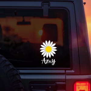 Adesivo per auto a forma di margherita Adesivo per auto a forma di fiore Adesivo per auto a forma di fiore Adesivo per auto a forma di margherita Adesivo per auto in vinile Adesivo per finestrino auto Adesivo per paraurti