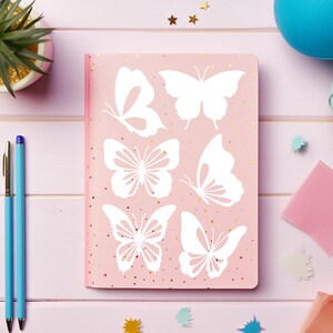 Butterfly Sticker Sheet Cute Sticker Pack Butterfly Decal for Car Butterfly Phone Butterfly Laptop Sticker Cute Gift Journal Sticker Sheet
