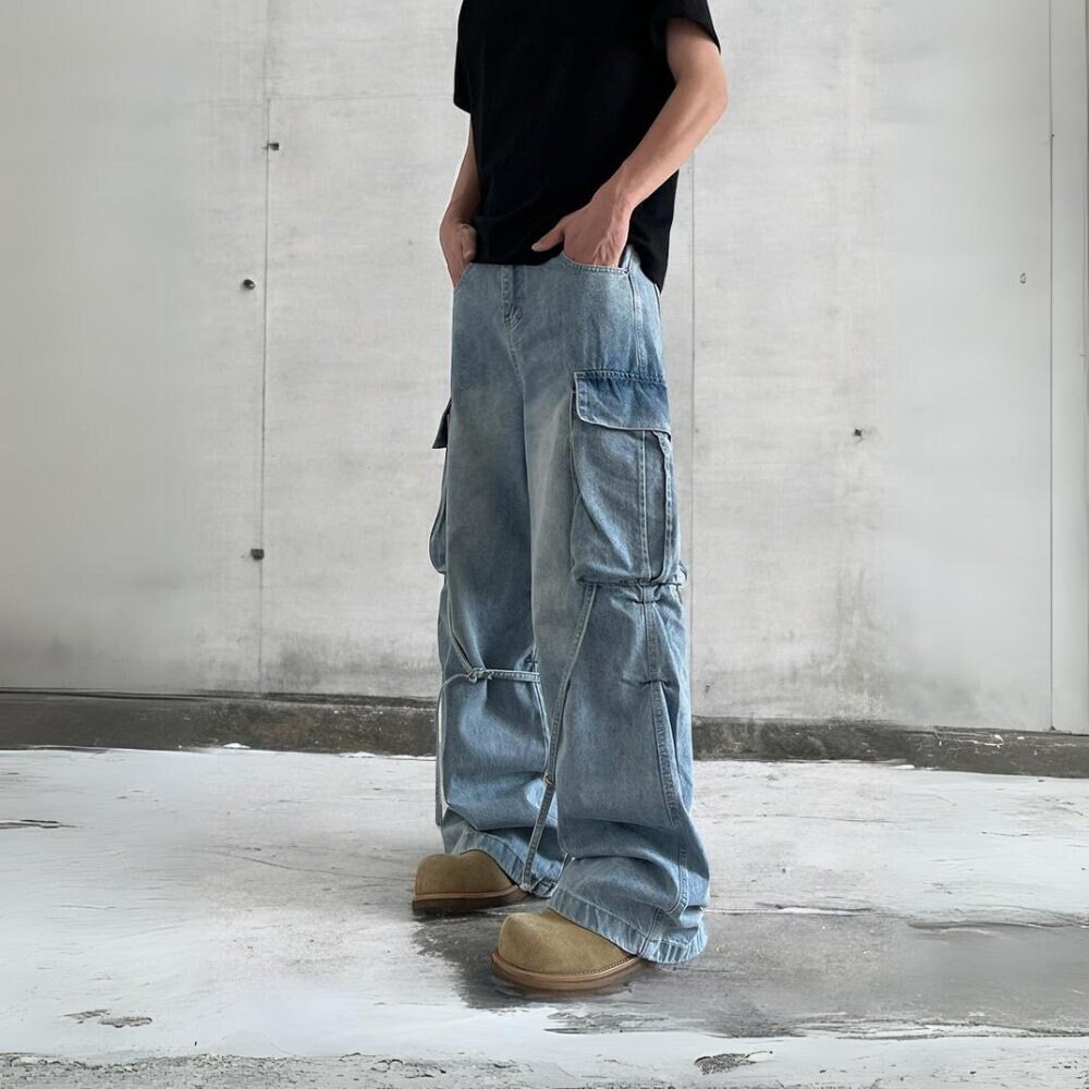 Y2k Jeans Baggy - Etsy