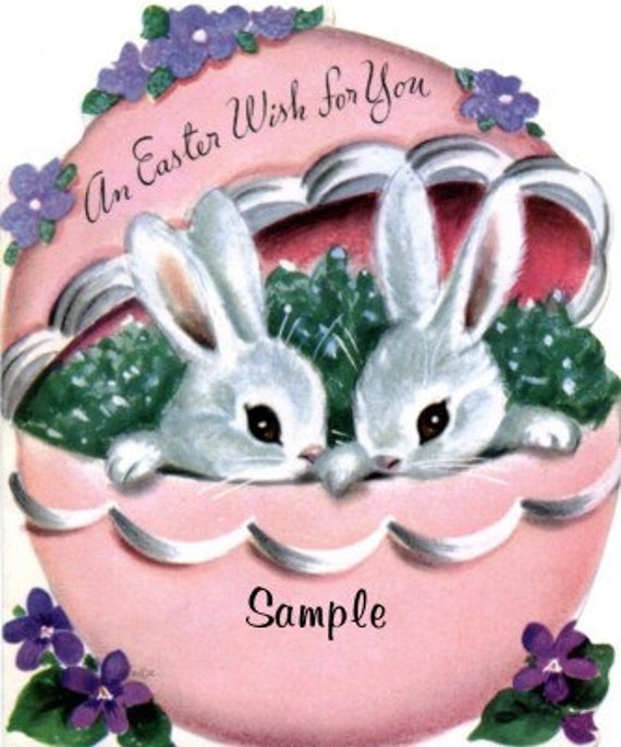 Items similar to Easter Vintage theme gifts collectibles Easter