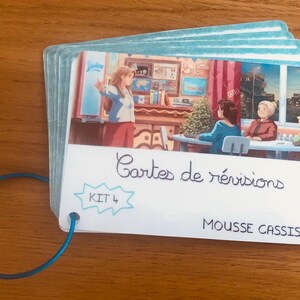 KIT 4 - 6 cartes de révisions des verbes pronominaux du FLE