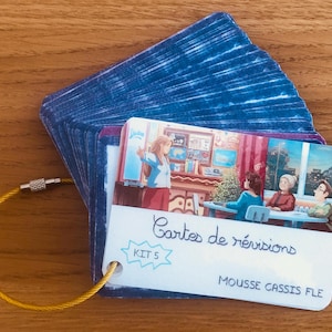 KIT 5 - 33 cartes de révisions des verbes pronominaux du FLE