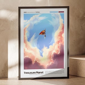Treasure Planet Poster | Treasure Planet Movie Print | Movie Gift