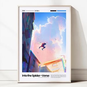 Spinnen-Vers (2018) Poster |  DIGITALER DOWNLOAD | Spiderverse Film Druck