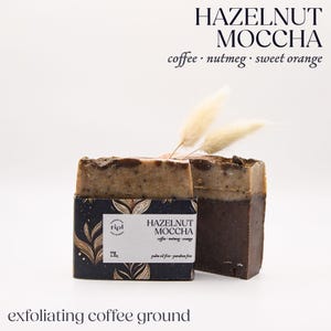 Exfoliating Coffee Soap Bar: Handmade Cold Pressed Natural Skincare