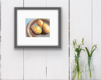 A bowl of pears: Abstract Art, Home Decor