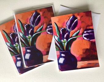 Tulip greeting card 3pk