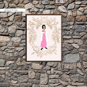 Female saint / St. Gianna Molla / Downloadable Saint Print / Catholic Gift