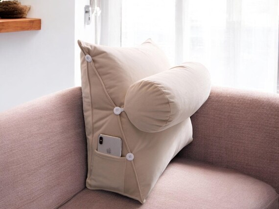 Soft Backrest Posture Wedge Cushion Pillow Removable Washable Large Cozy Home Comfort Lumbar Support Pain Relief Support Etsy UK
