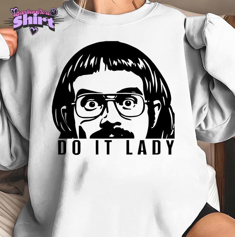 Do It Lady Peeking Chit Shirt, Retro Bootleg Comedy Tee, Funny Meme Graphic Shirt, Vintage Style Parody Fan T-Shirt, Unisex Gift