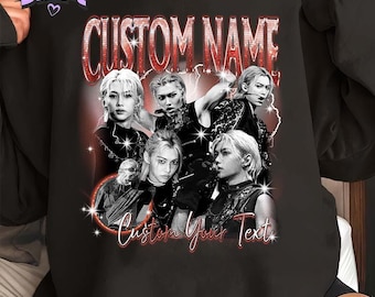 Custom Your Bias Kpop Shirt, Custom Kpop Bootleg Tee for her, Insert Your Design, Personalized shirt, Customized design