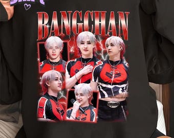 Koszulka Bangchan Silver Hair, koszulka Stray Kids Skzoo, koszulka Stray Kids Member, koszulka Stray Kids Hop Album, koszulka Stray Kids Ate