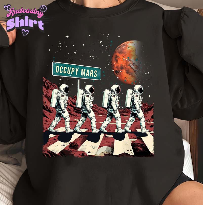 Occupy Mars Vintage Shirt, Elon Occupy Mars T-Shirt, Space Shirt Billionaire Style Trump Rally Shirt, Musk Shirt Elon Mars Shirt
