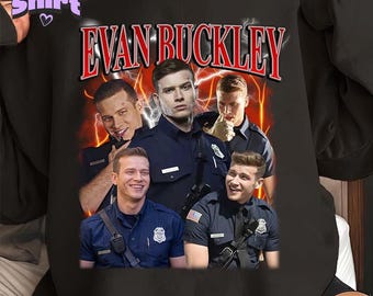 Evan Buckley Retro Shirt, Nine Eleven Shirt, Series Retro Shirt, Evan Buckley 90&#39;s Vintage Homage Shirt, Evan Buckley Gift For Fan