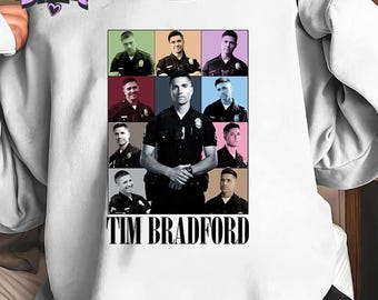 Tim Bradford Eras Tour Shirt, Retro Movie Shirt, Tim Bradford Vintage Sweatshirt, Retro Chenford Hoodie For Fan, Gift For Her
